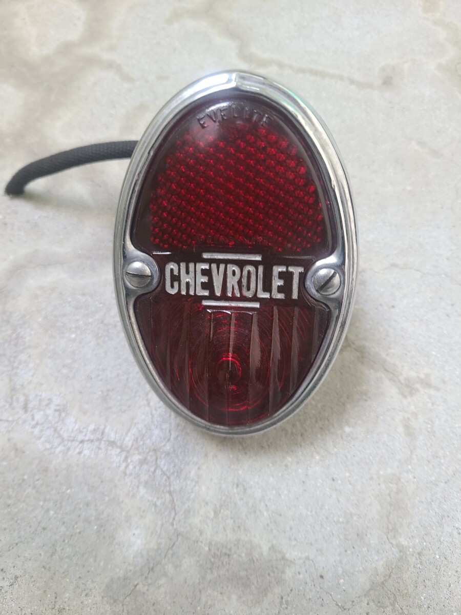 レア物 シボレーChevrolet 1930s 1940s テールライト ナンバー灯付き ハーレー ナックル ボバー ビンテージ パン ショベル サイドバルブ拍卖