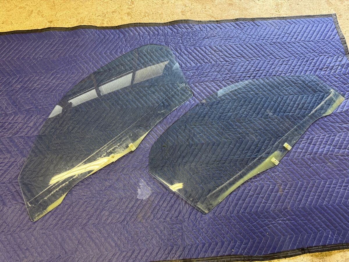 マツダ RX-7 FD3S 純正 ドアガラス 左右 サイド ウィンドウ 希少拍卖