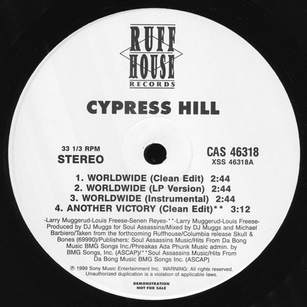 米12 Cypress Hill Worldwide CAS46318 Ruffhouse Records /00250拍卖