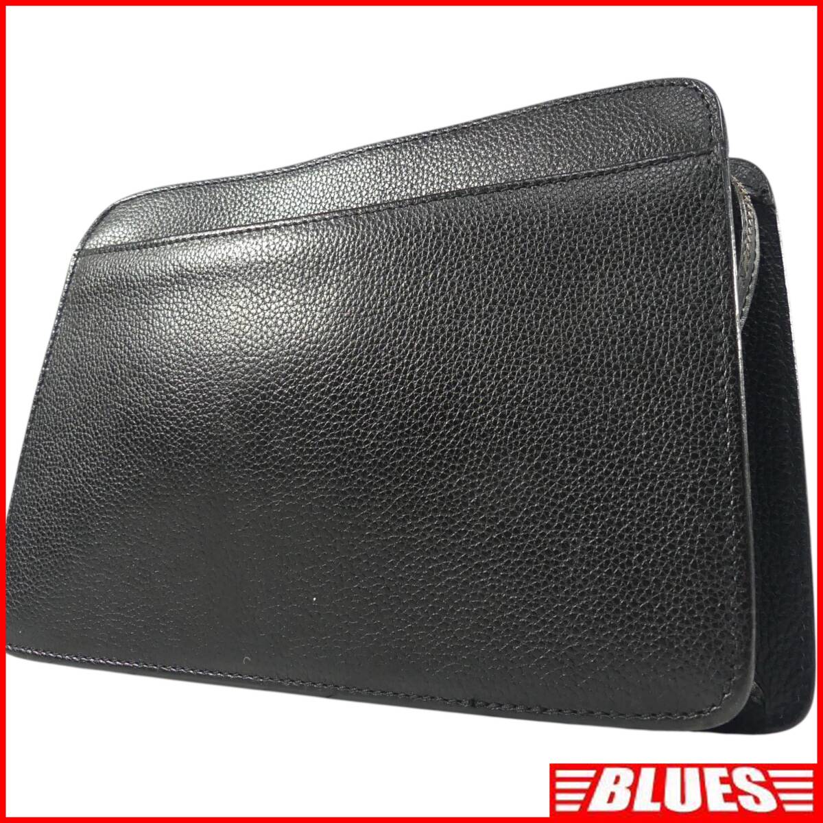 即決★BALLY★オールレザーセカンドバッグ バリー メンズ 黒 本革 ビジネスバッグ 本皮 クラッチバッグ 通勤 カバン 出張 かばん 鞄拍卖