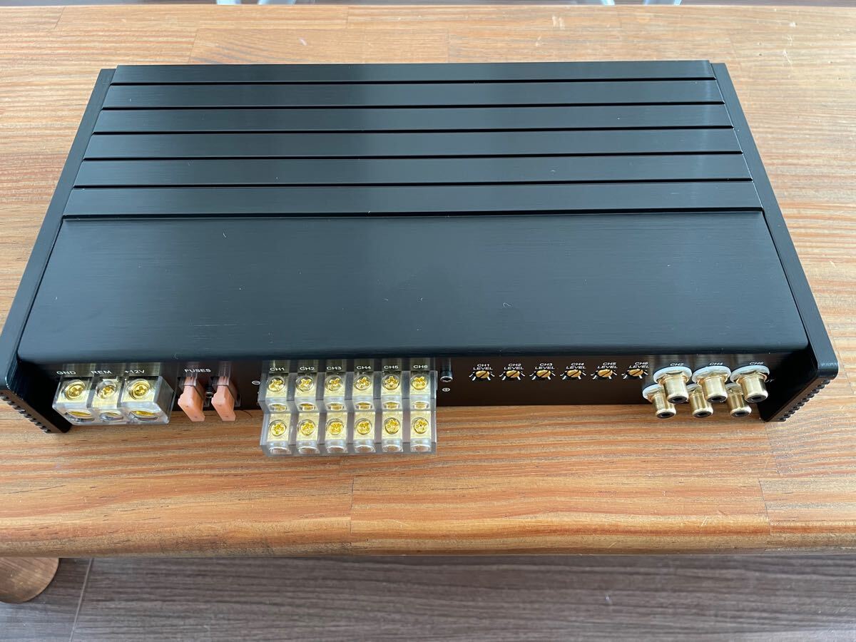 ★★★高音質6chストレートアンプ AB級 ClassAB 3way向け 4Ω 120Wx6チャンネル カーオーディオ拍卖