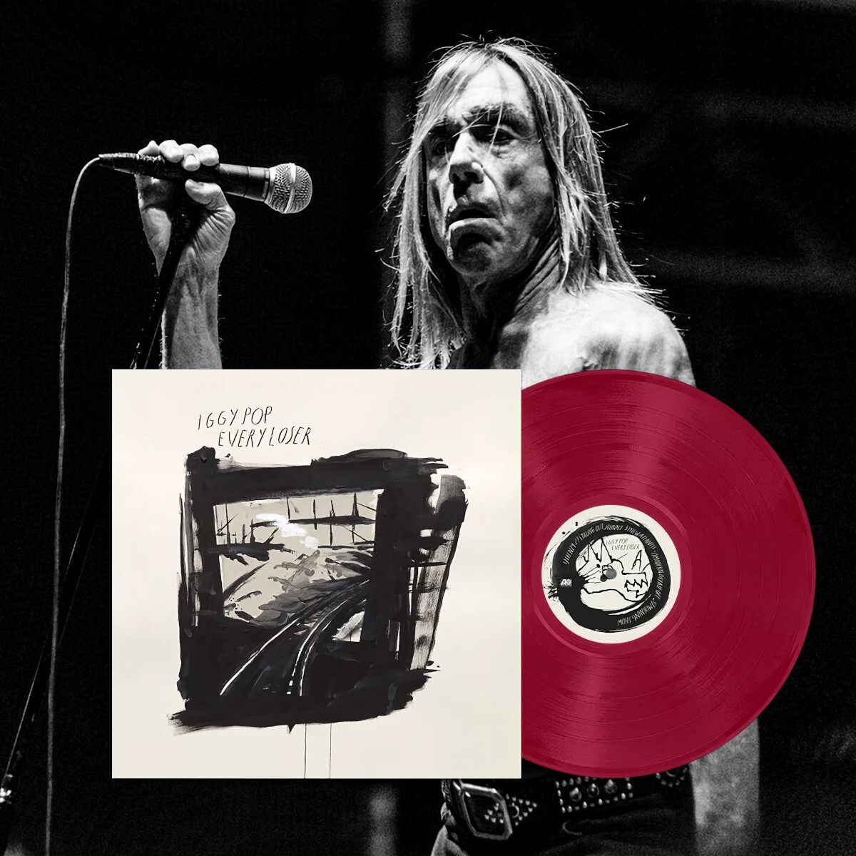 ♪未開封シールド/限定盤♪Iggy Pop - Every Loser(RedVinyl)/Duff McKagan/Chad Smith/Dave Navarro/Stone Gossard/Travis Barker/Stooges拍卖