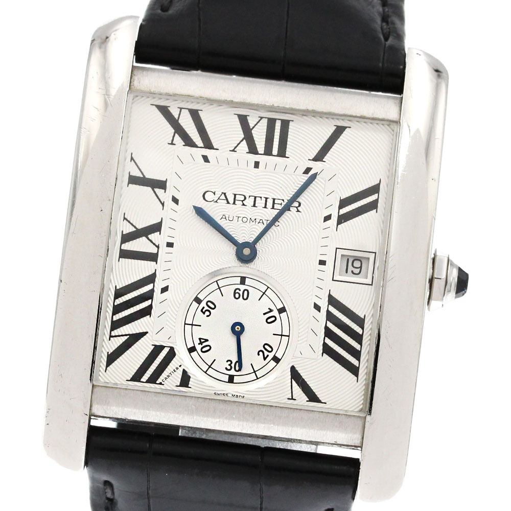 カルティエ CARTIER W5330003 タンクMC LM スモールセコンド 自動巻き メンズ _849155拍卖