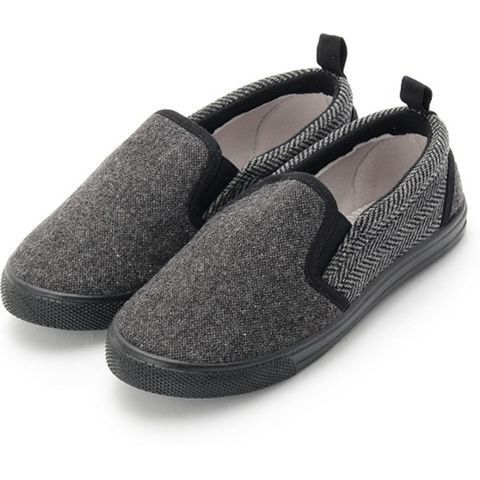 新品 HusHusH 異素材スリッポン ブラック(019) 21.0cm 定価2268円拍卖