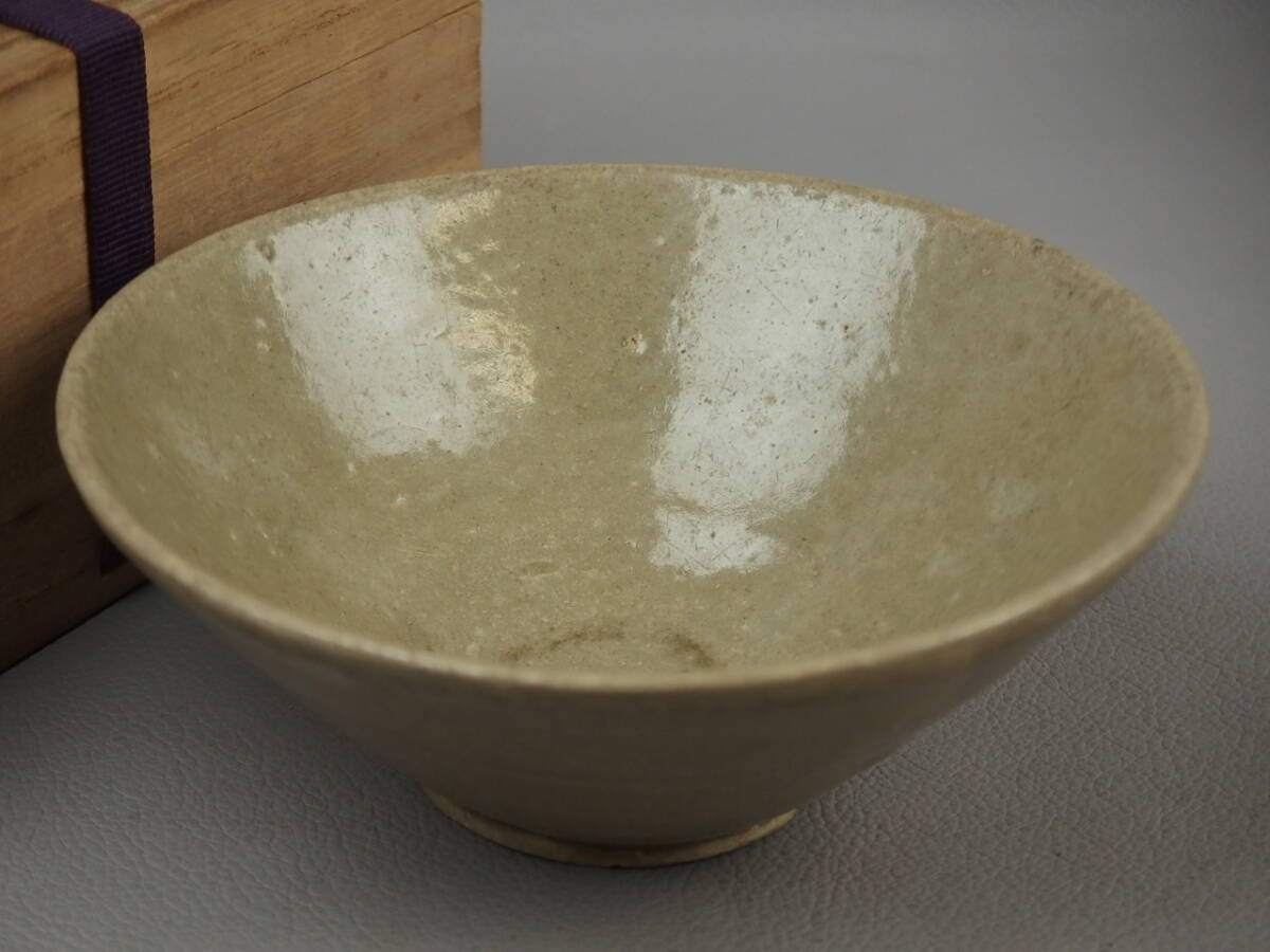 【骨董・茶道具】★中国古玩★★越州窯青磁平茶碗 fr083wb.8 李朝 高麗青磁拍卖