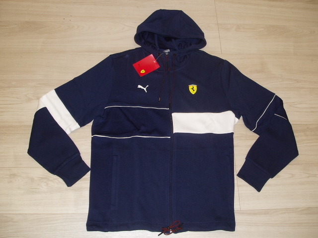 即決!新品★PUMA( プーマ)×フェラーリのフルジップのパーカー【men'sのL相当】¥14,300 FERRARI LS 577825 FN23拍卖