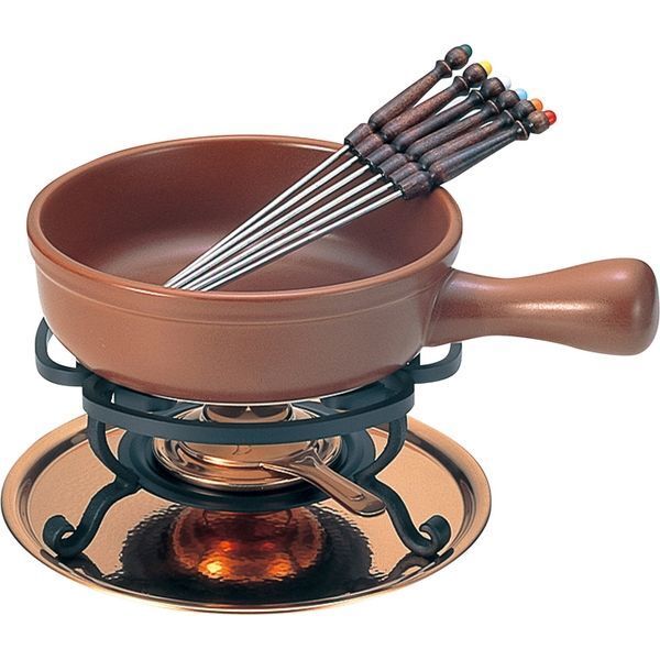 美品 Copper 100 チーズフォンデュ鍋 T-200 A4646B08拍卖