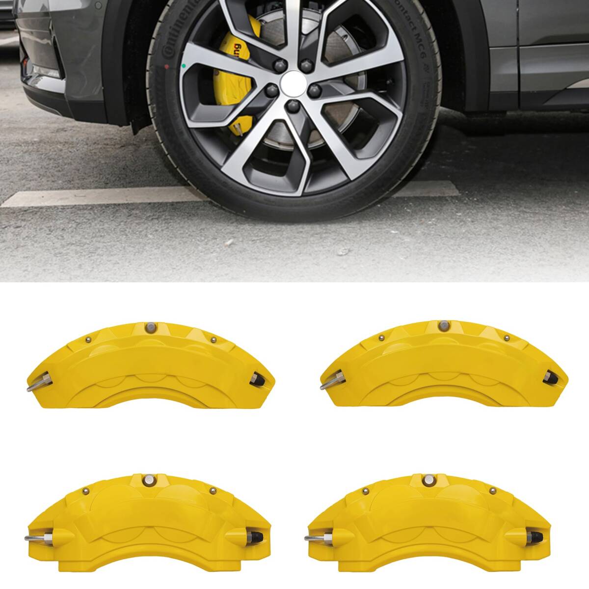 BMW 5シリーズ G30 / G31 アルミ製 ブレーキキャリパーカバー フロント/リア 4点セット オーダーメイド 14612e23拍卖