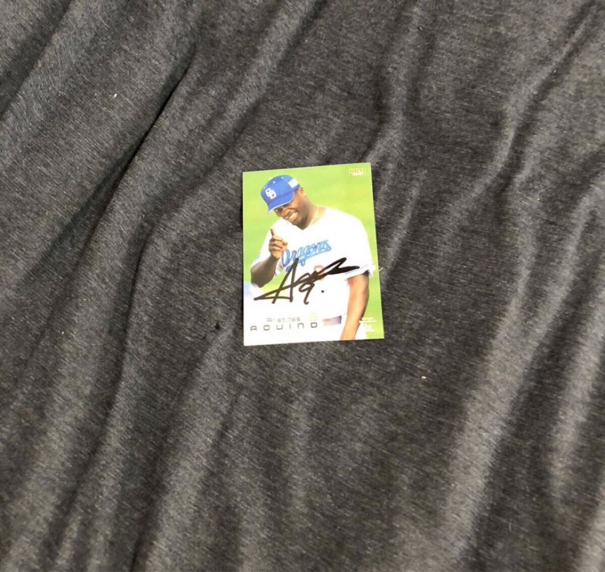 中日ドラゴンズ  カリステ   選手 直筆サインカード拍卖