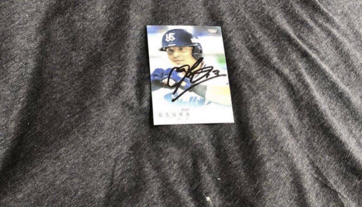 東京ヤクルトスワローズ  オスナ  選手 直筆サインカード拍卖