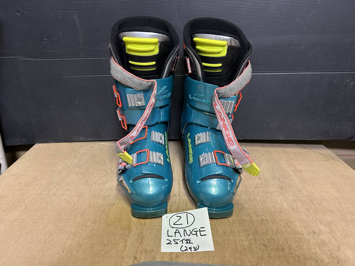 【21】★USED★ スキーブーツ LANGE  25cm位 ソール長 298㎜ 拍卖
