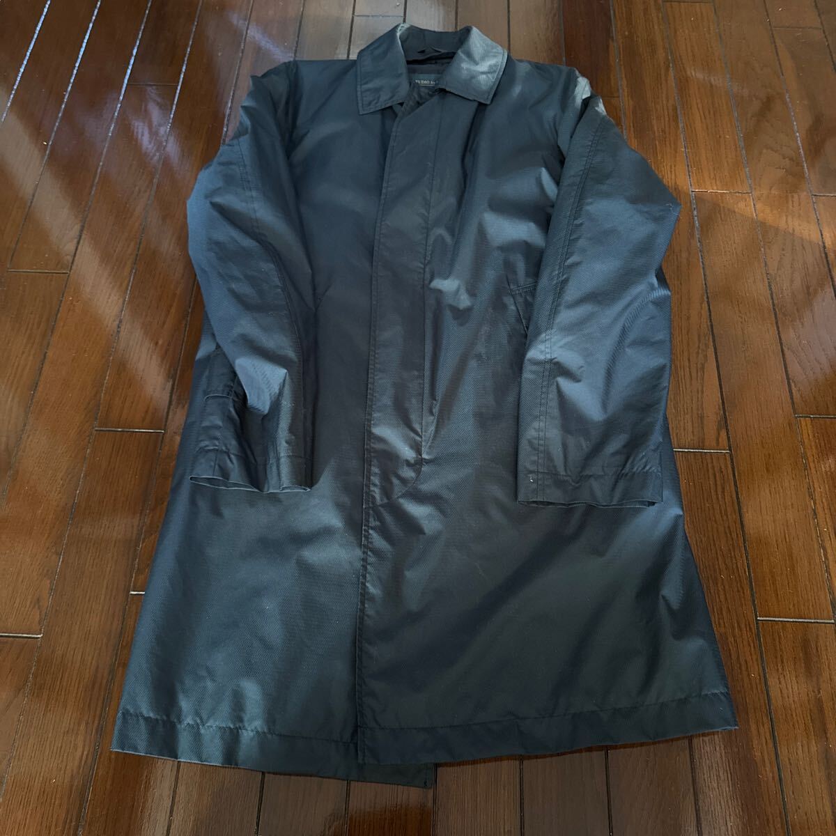 D'URBAN ダーバン 定価3.9万 TACTEEM 撥水加工 ダウンライナー付 ステンカラーコート M 深緑拍卖