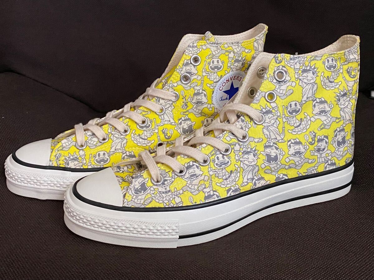 【送料無料】コンバース 日本製 オールスターハイ 天才バカボン 25.5cm 未使用品タグ付き拍卖