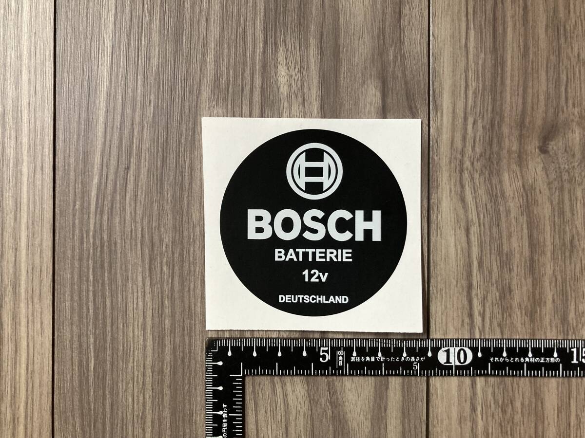 送料無料 Bosch Batterie ボッシュ ステッカー 75mm拍卖