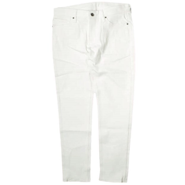 新品 e JEANS イージーンズ 日本製 岡山児島 ストレッチテーパードホワイトデニムパンツ e-L805 27inch(4) WHITE ジーンズ g17361拍卖