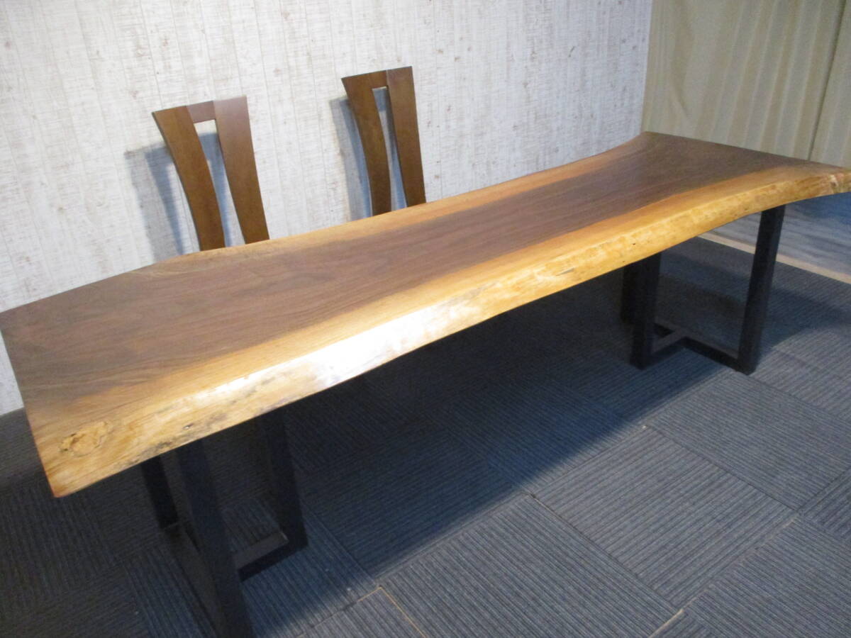 #1380■ ウォールナット 一枚板 無垢 テーブル 板 ローテーブル ダイニングテーブル 座卓 天板 カウンター デスク拍卖