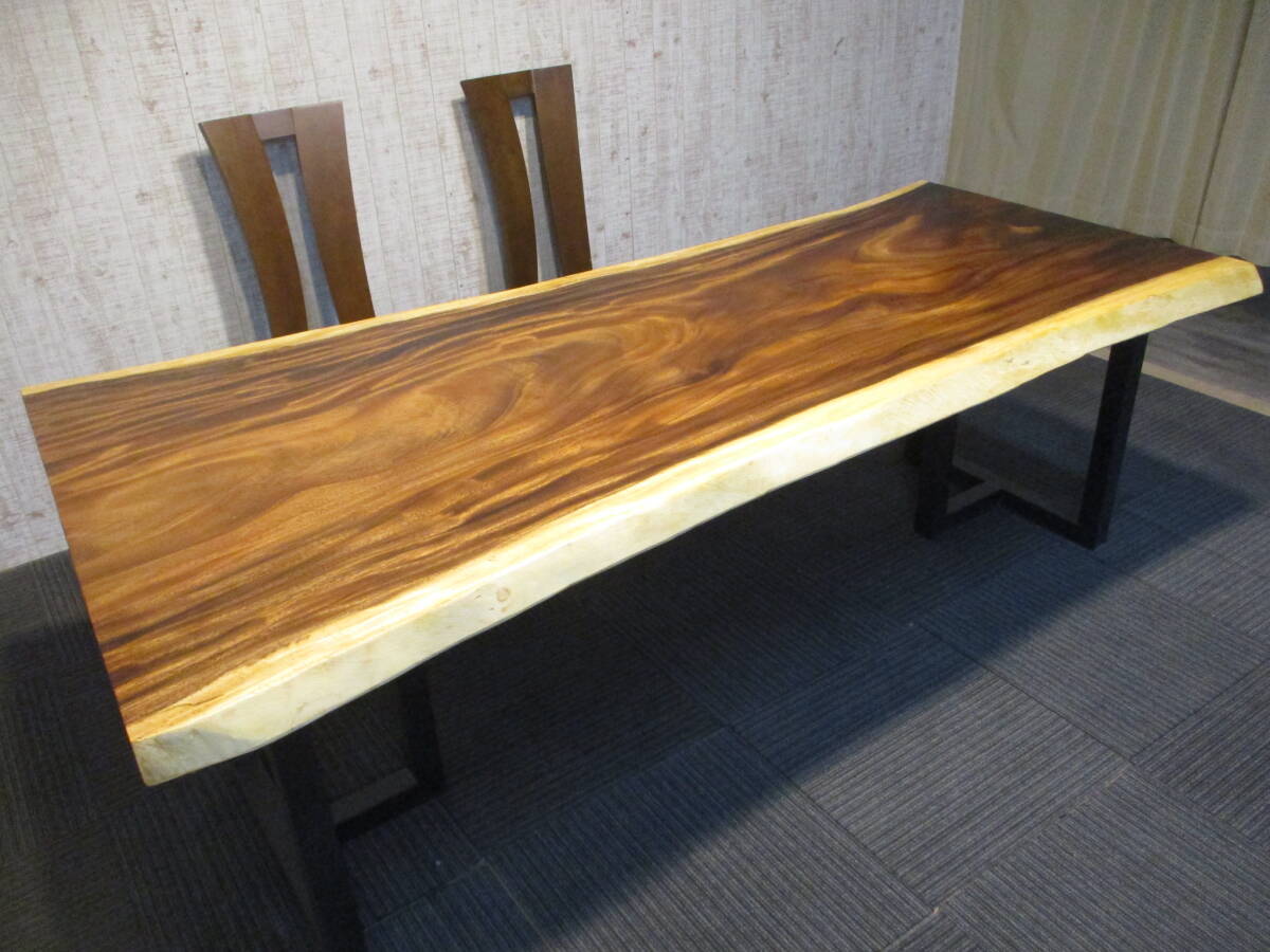 #1402■ モンキーポッド 一枚板 無垢 テーブル 板 ローテーブル ダイニングテーブル 座卓 天板 デスク 無垢一枚板拍卖