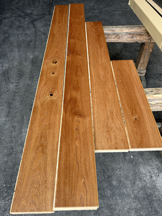 K-2023-7770-RWK【赤字在庫大処分A-品】床暖対応・三層乱尺 ホワイトオーク リボスオイル/カルテッドローズウッド床材フロア拍卖