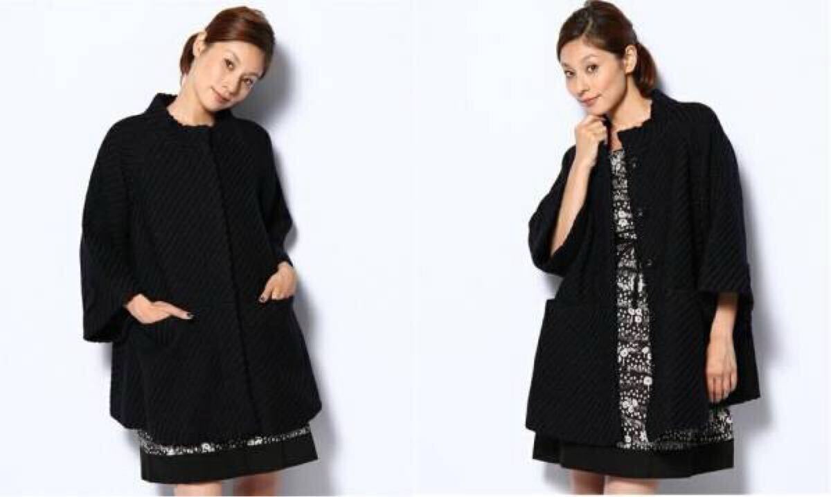 美品*Munich*ミューニック*ネイビーウールコート*アクアガール購入 拍卖