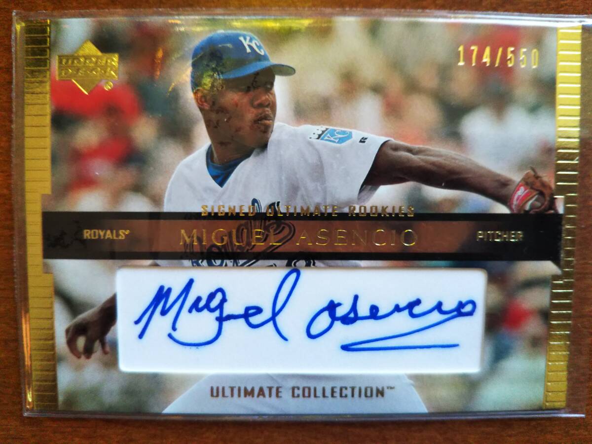 UPPERDECK ULTIMATE COLLECTION 直筆サイン MIGUEL ASENCIO ミゲルアセンシオ 新品未使用 暗室保管 拍卖
