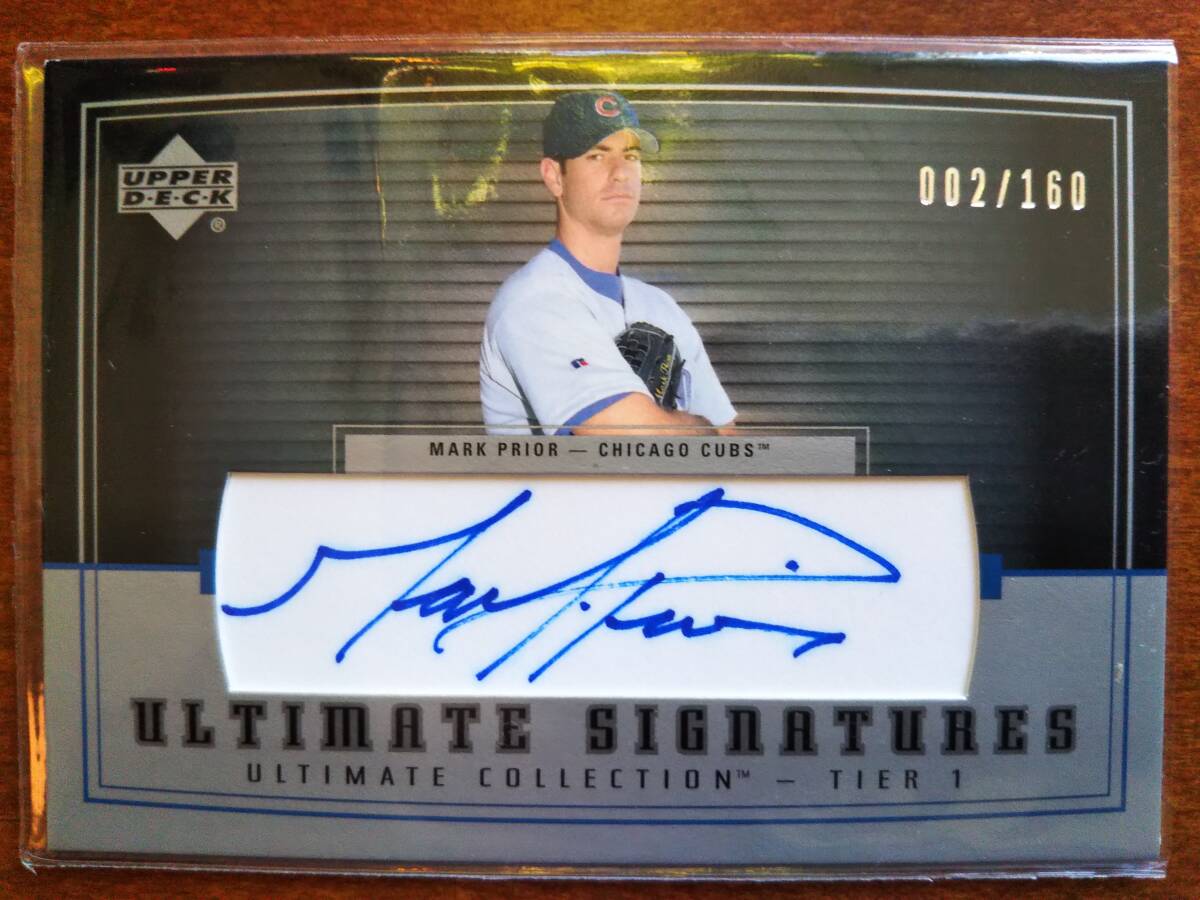 UPPERDECK ULTIMATE COLLECTION 直筆サイン MARK PRIOR マーク・プライヤー 新品未使用 暗室保管 拍卖