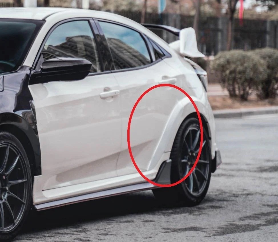 【正規品】CMST Tuning ホンダ シビック リアフェンダー / Honda CIVIC Rear Fender Trim for Honda FK8 Civic Type-R 2017-2021拍卖