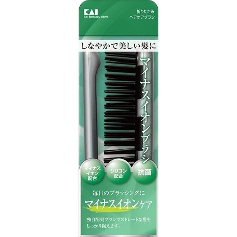 KQ3071 イオンエステ 折りたたみヘアケアブラシ 容量1個 貝印 ブラシ拍卖