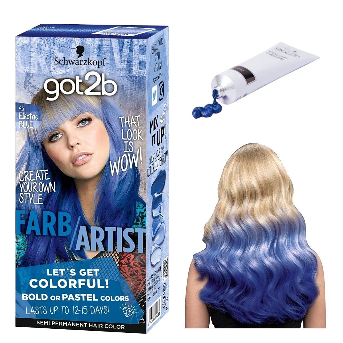 got2b カラークリーム エレクトリックブルー 容量1コヘンケルジャパン ヘアカラー・黒髪用拍卖