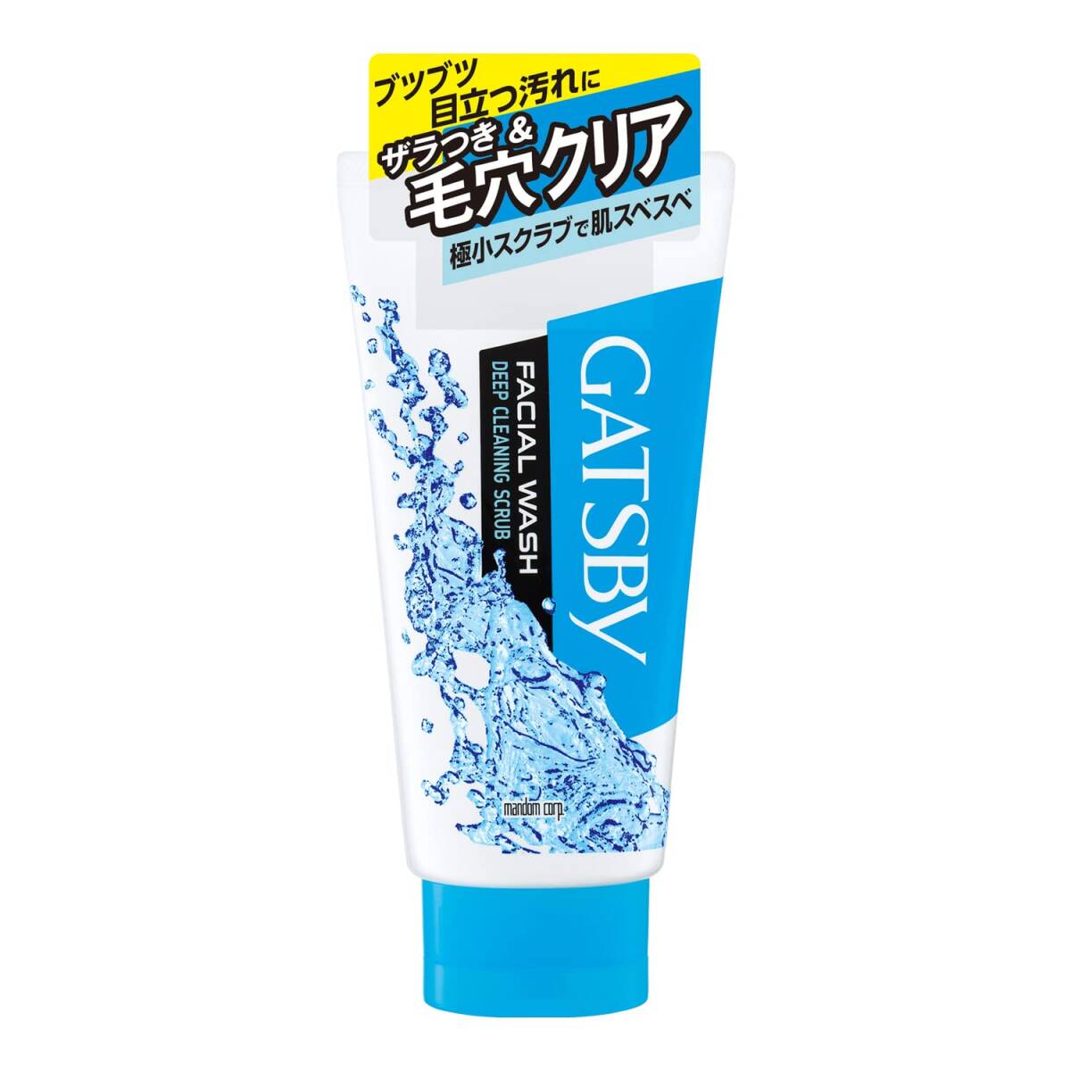 ギャツビー フェイシャルウォッシュ ディープクリーニングスクラブ 容量130G マンダム 洗顔拍卖