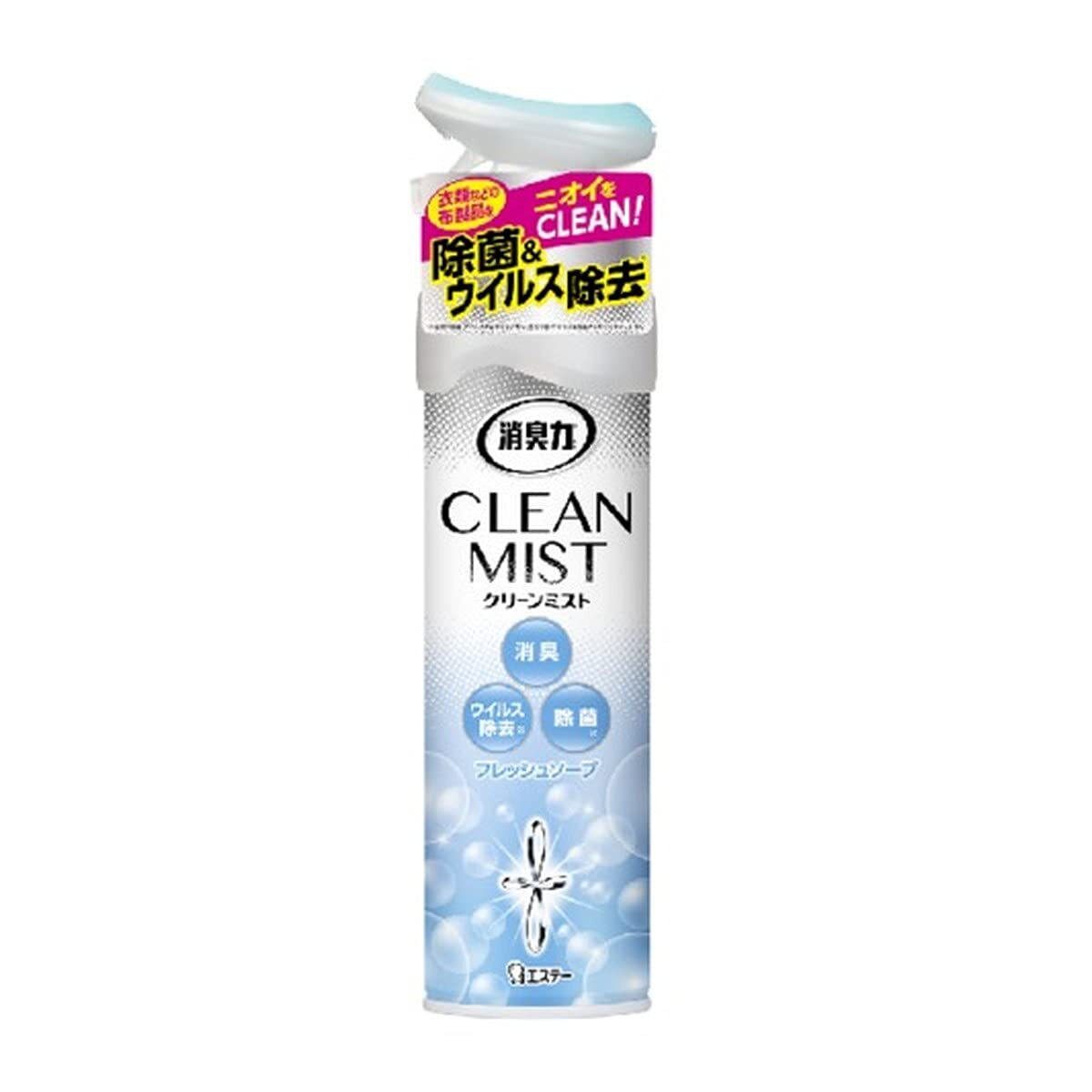 消臭力 CLEAN MIST クリーンミスト 消臭剤 除菌 スプレー フレッシュソープ 280mL容量280ML拍卖