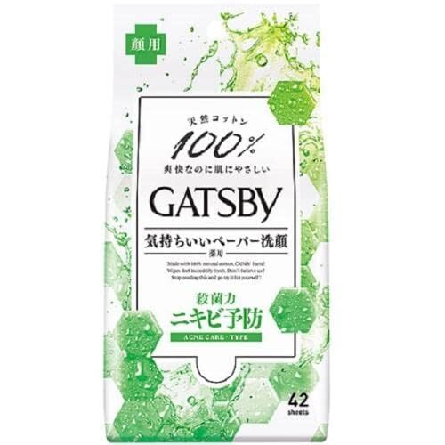 ギャツビー フェイシャルペーパー ヤクヨウアクネケアタイプ <トクヨウタイプ> 容量42マイ 化粧品拍卖