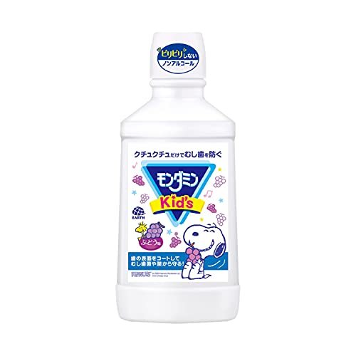モンダミンキッズ ブドウ味600ML 容量600ML アース製薬 マウスウォッシュ拍卖