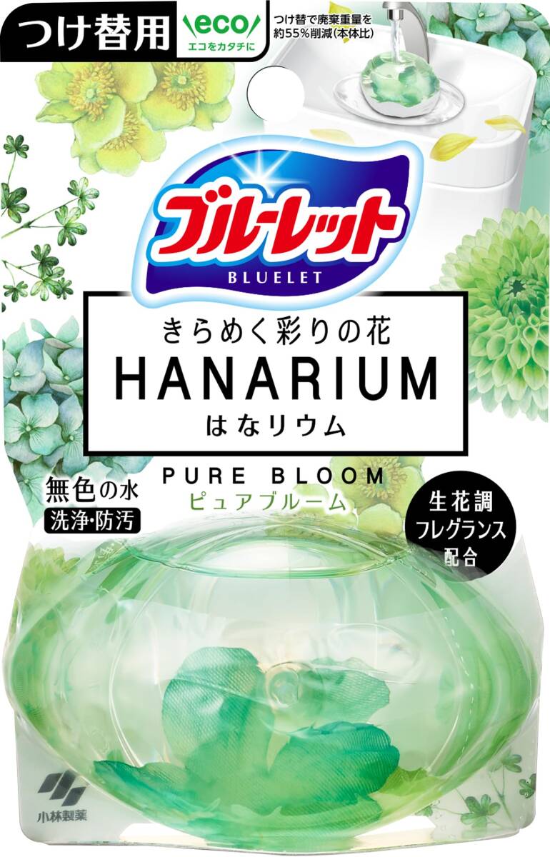 ブルーレットはなリウムつけ替えピュアブルーム70ml 容量70ML 小林製薬 芳香剤・タンク拍卖
