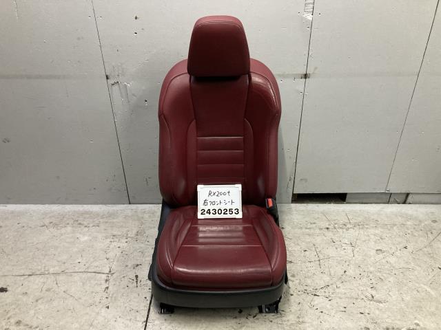レクサス RX AGL25W 運転席 フロント 右 シート 赤 レザー 450 20 GGL GYL RX200T Fスポーツ 223 ケン 014390拍卖