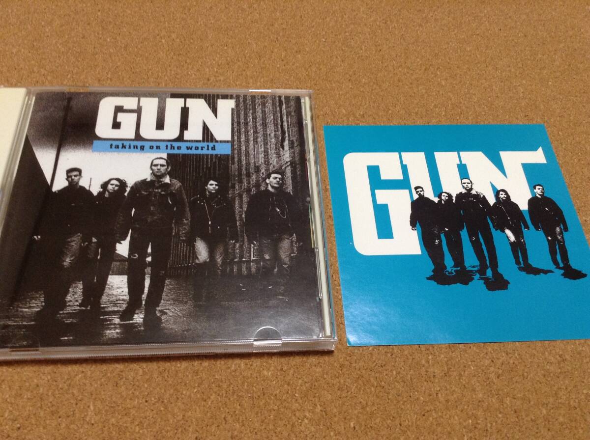 CD/ GUN / TAKING ON THE WORLD ガン テイキング・オン・ザ・ワールド D22Y 旧規格 ○ステッカー付 拍卖