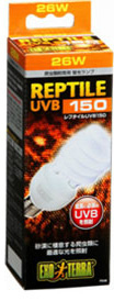 レプタイル UVB150 26W PT2189 GEX(ジェックス) 爬虫類 両生類 紫外線 ライト 電球 砂漠 サバンナ カメ トカゲ ヘビ拍卖