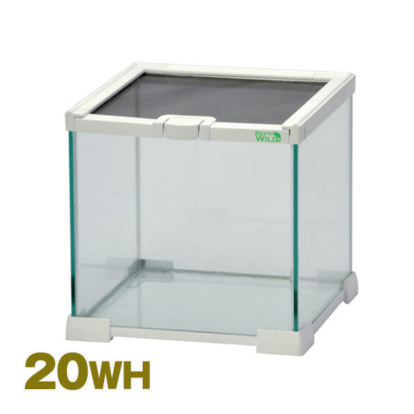 グラスゾーン 20WH E23 SANKO(三晃/サンコー) 爬虫類 両生類 昆虫 オカヤドカリ ガラスケース 21×21×20cmサイズ レオパ カエル ヘビ拍卖