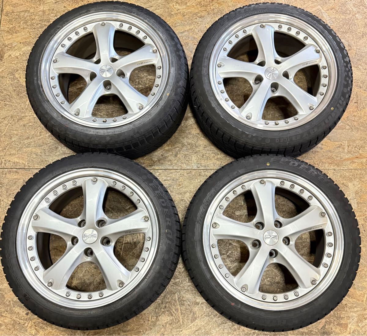 【希少!】OZ ベラⅡベラ2 18インチ 8.5J+37 PCD114.3 5穴 5H 当時物 絶版 シルビア スカイライン JZX100 Z32 クラウン スープラ拍卖
