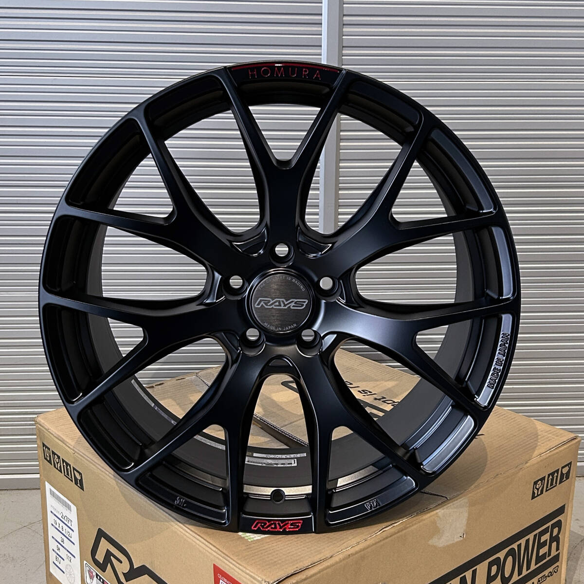 RAYS HOMURA 2x7FT 19 × 8.5J 38 5H-112 【新品4枚セット】拍卖
