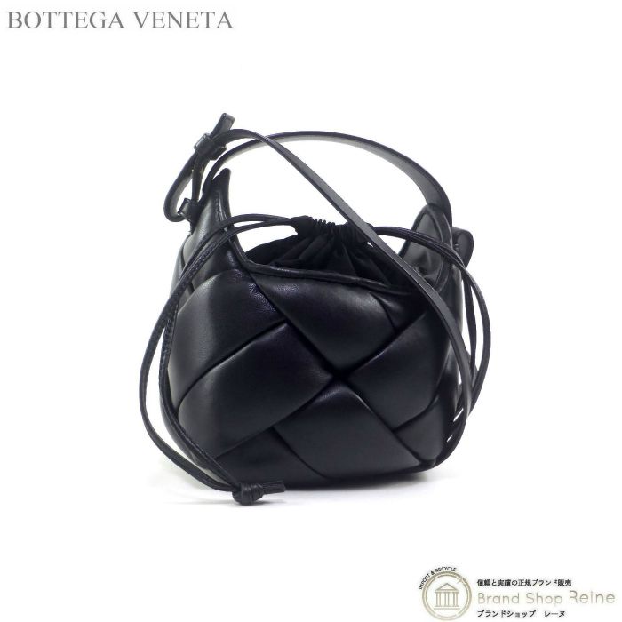 ボッテガ ヴェネタ (BOTTEGA VENETA) スモール ヘルメット ショルダー ハンド バッグ 730164 ブラック(新品)拍卖