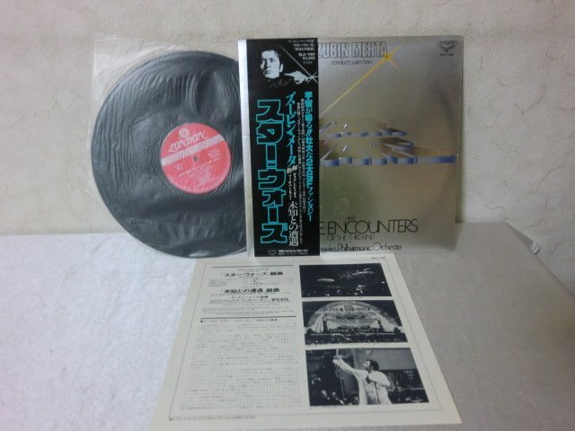 (E)何点でも同送料 LP/レコード/帯付/ズービン・メータ指揮 LA PO.Suites From Star Wars And Close Encounters Of The Third Kind/SLA1160拍卖