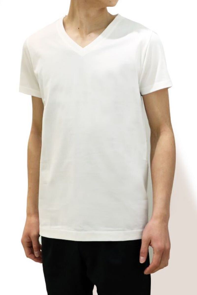 junhashimoto ジュンハシモト 新型 101 セリブカットソー SERIBU 半袖Tシャツ Vネック 3拍卖