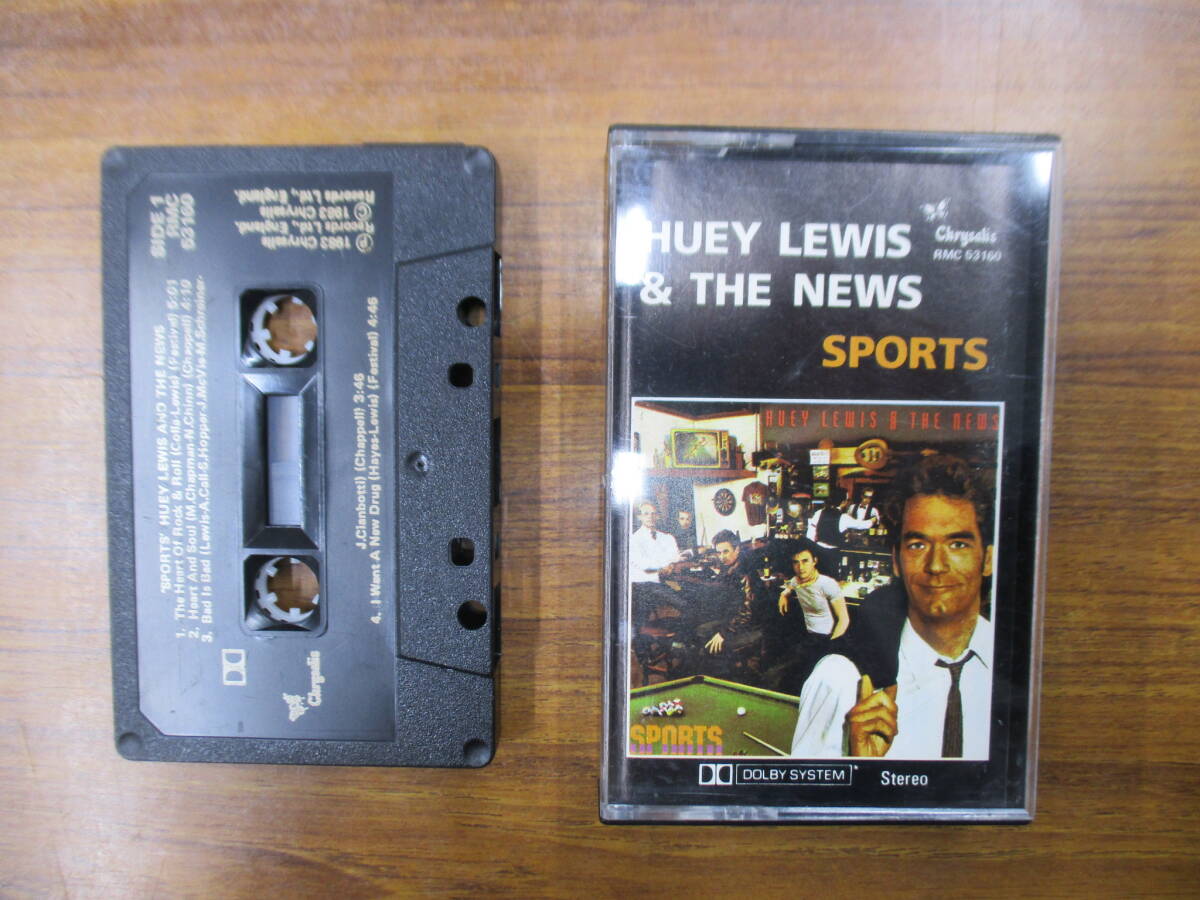 RS-6704【カセットテープ】 輸入版 / HUEY LEWIS AND THE NEWS SPORTS ヒューイ・ルイス・アンド・ザ・ニュース スポーツ cassette tape拍卖