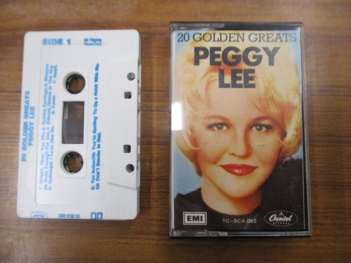 RS-6730【カセットテープ】輸入版 / PEGGY LEE 20 GOLDEN GREATS ペギー・リー cassette tape拍卖