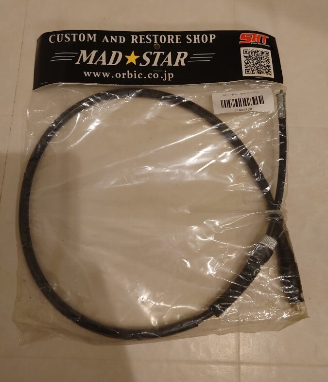 MAD★STAR マッドスター HONDA ホンダ CBX400F スピードメーターケーブル 未使用品 未開封 旧車拍卖