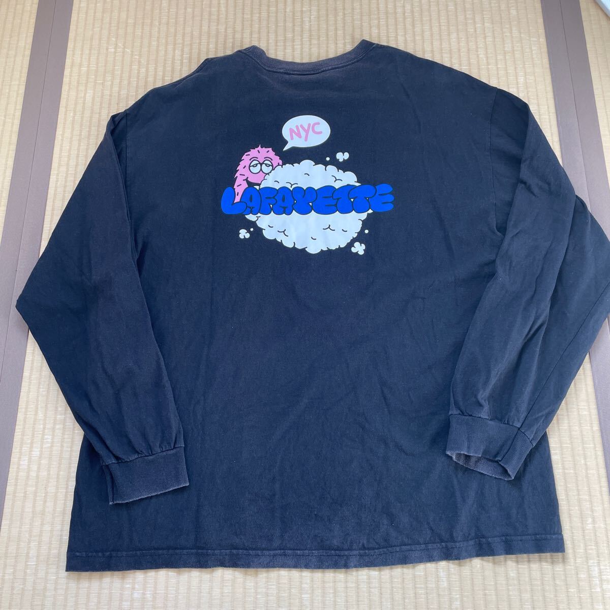 ラファイエット X ラブン スルー アップ L/S TEE 長袖 SNUB ロングスリーブTシャツ Lafayette ロンT コラボTシャツ Rubuns長袖Tシャツ LFYT拍卖