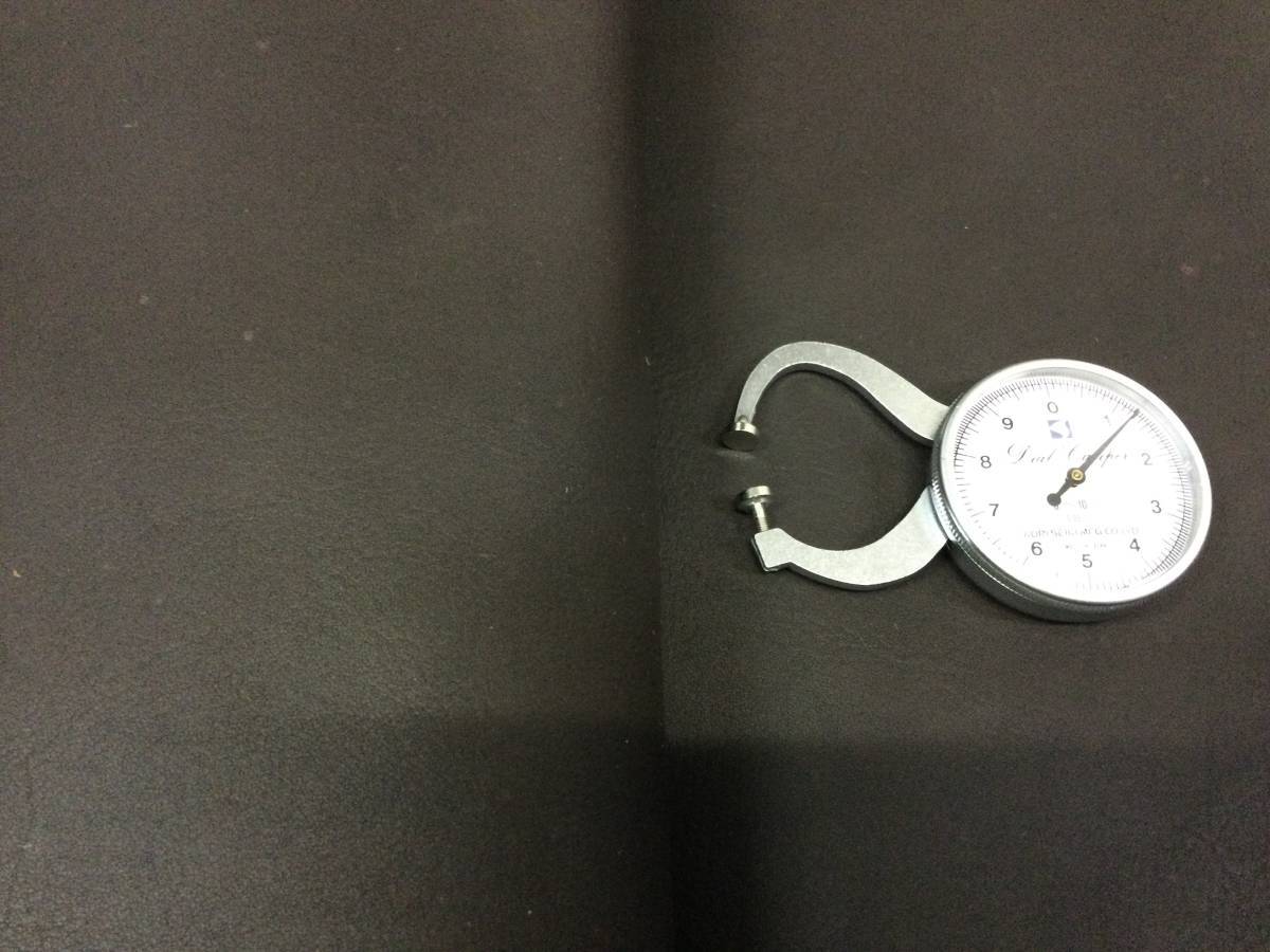 【SALE】X151革 皮/牛 ソフト ディープダークウッド 3枚計220ds 1.8mm~1.9mm/格安拍卖