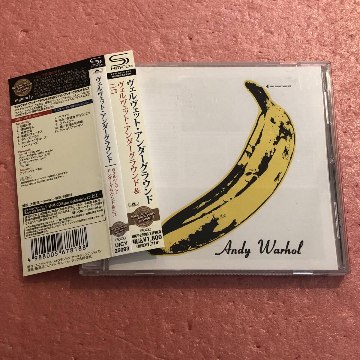 SHM-CD 国内盤 帯付 ヴェルヴェット アンダーグラウンド アンド ニコ The Velvet Underground & Nico拍卖