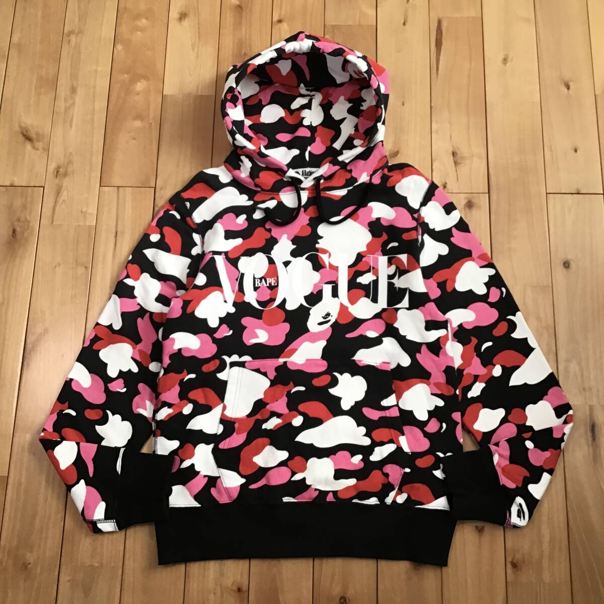 VOGUE × BAPE CAMO プルオーバー パーカー Sサイズ a bathing ape pullover hoodie エイプ ベイプ アベイシングエイプ 迷彩 i3拍卖
