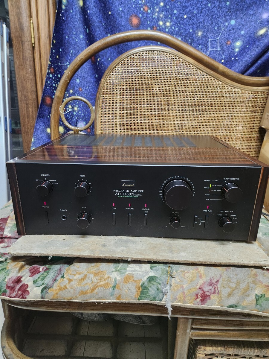 フルレストア整備済!完動超美品!山水プリメインアンプAU-D607F EXTRA拍卖